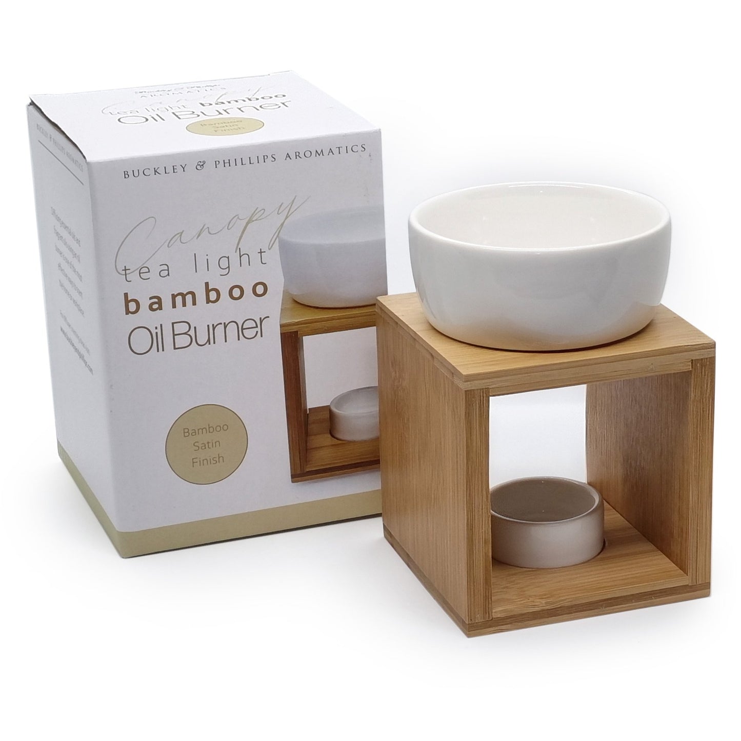 Bamboo & Ceramic Oil Burner
