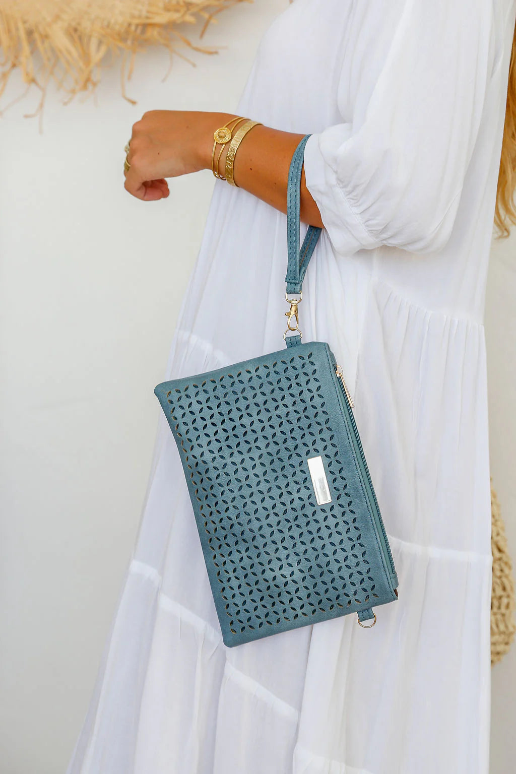 Denim Cross Over Vegan Bag