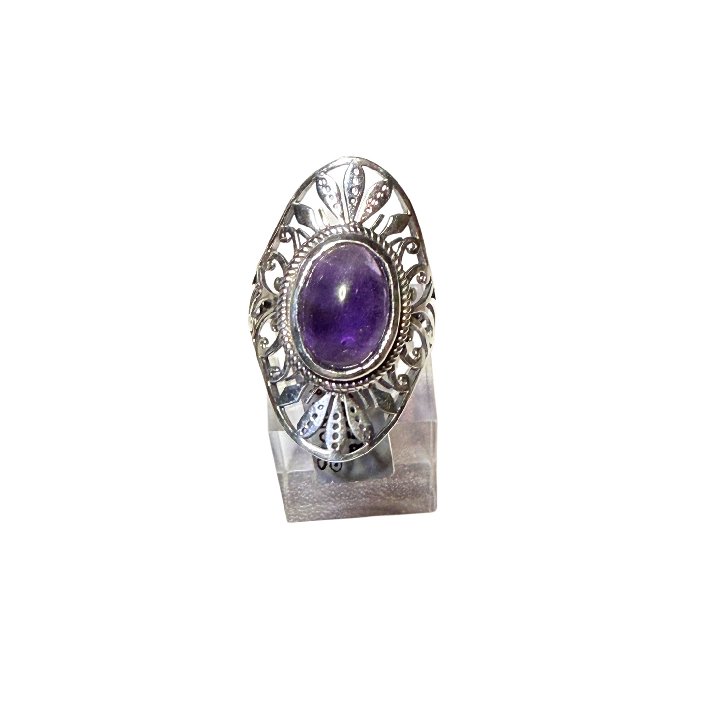 Amethyst Ring in Silver