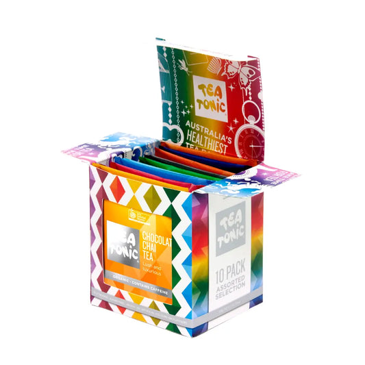 10 Teabag Box - Colourful