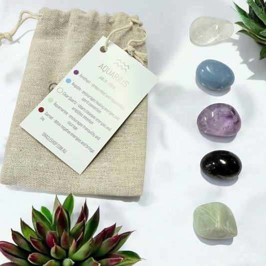 Zodiac Crystal Kit - Aquarius