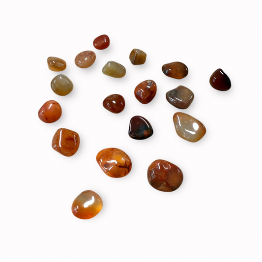 Carnelian Tumbled Crystal ~ Confidence Booster & Revitalises