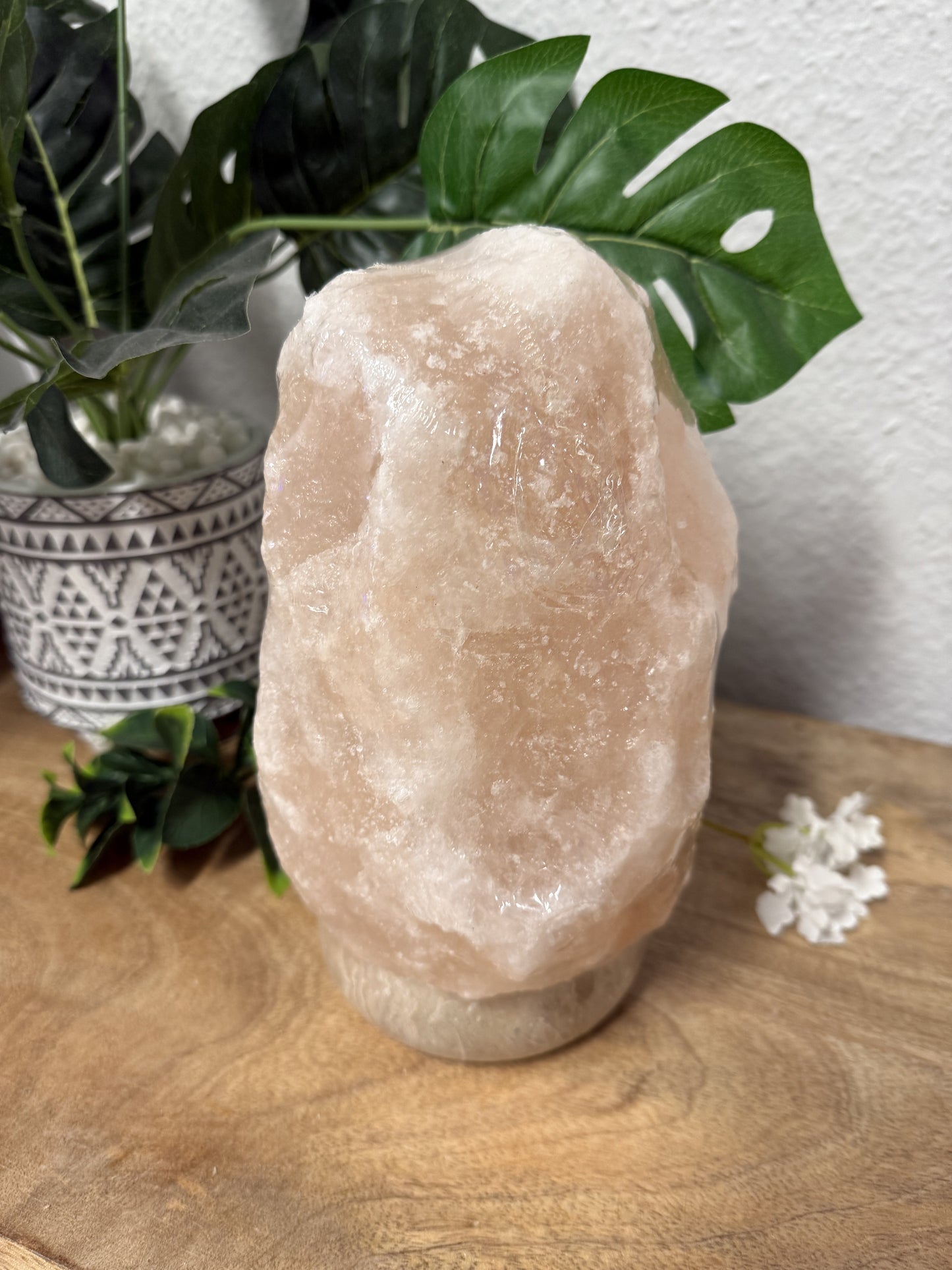Himalayan Salt Lamp Marble Base 3-5kg
