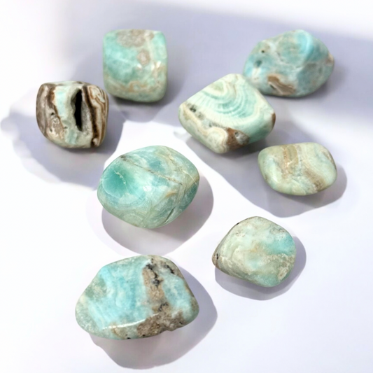 Blue Aragonite Tumble ~ Boosts Clear Communication & Compassion