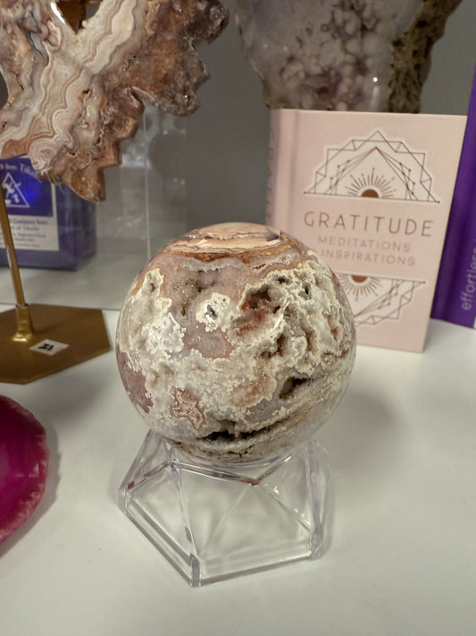 Pink Crazy Lace Sphere 003