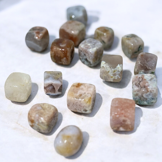 Cherry Blossom Agate Tumble ~ Boosts Transformation & Personal Growth