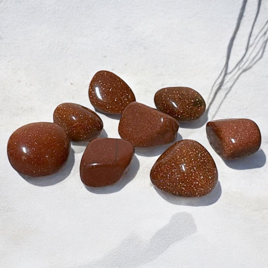 Goldstone Crystal Tumble ~ Boosts Ambition & Uplifts Energy