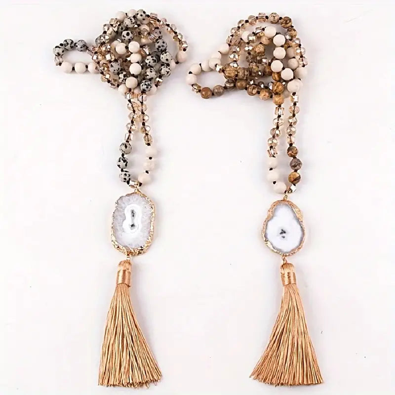 Bohemian Style Jasper & Agate Mala