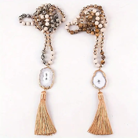 Bohemian Style Jasper & Agate Mala