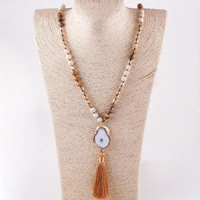 Bohemian Style Jasper & Agate Mala