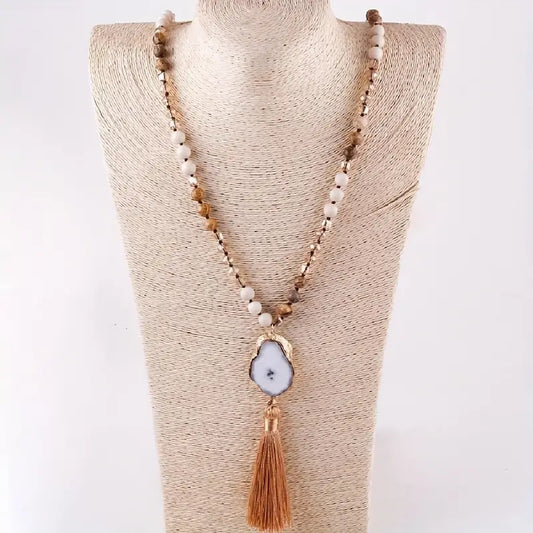 Bohemian Style Jasper & Agate Mala