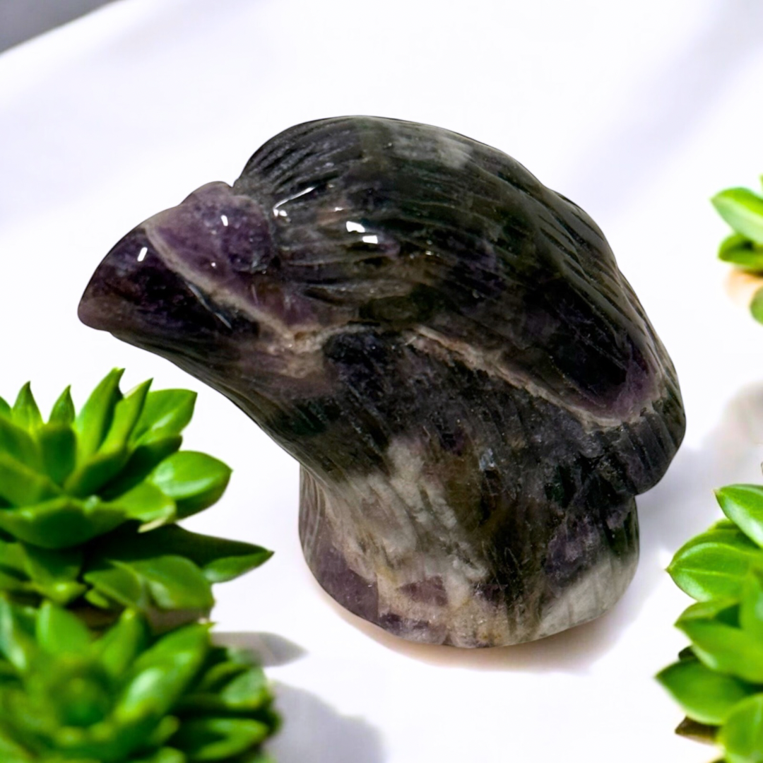 Amethyst Eagle Head 4cm