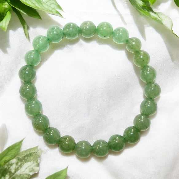 Green Aventurine Crystal Bead Bracelet