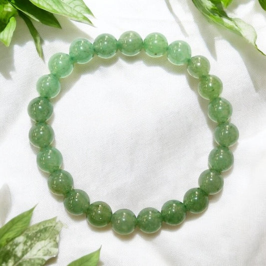 Green Aventurine Crystal Bead Bracelet