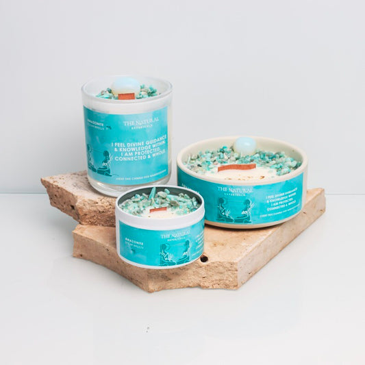 Amazonite Candle - Divine Guidance