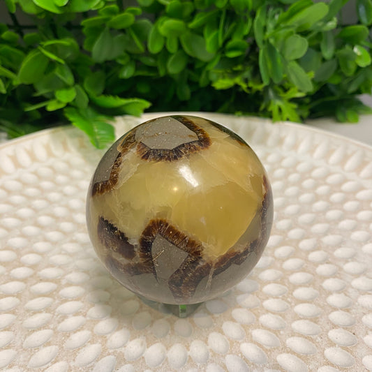 Septarian Crystal Sphere 004