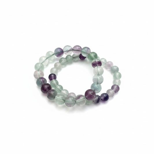 Fluorite Crystal Bead Bracelets