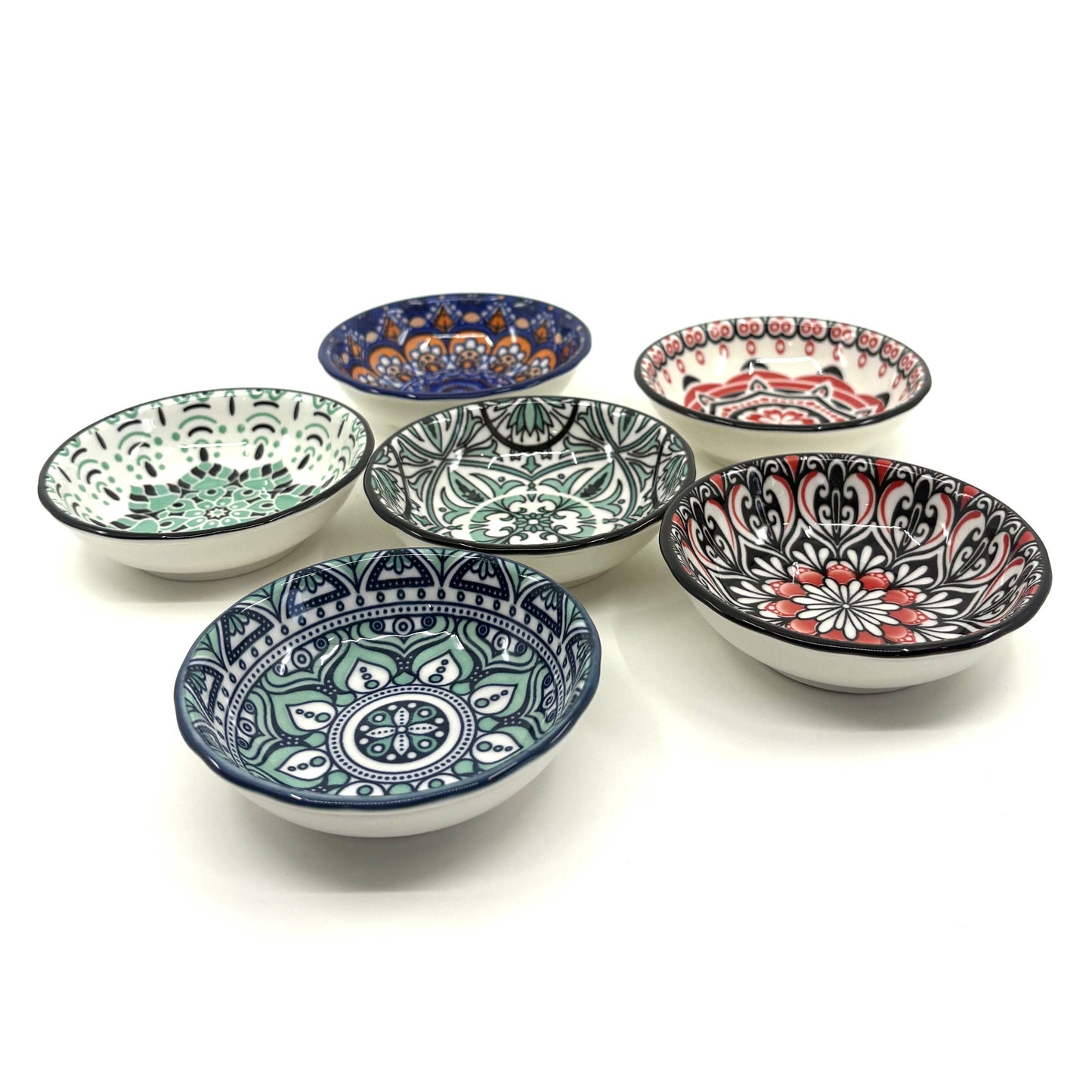 Ceramic Mandala Bowls 9cm