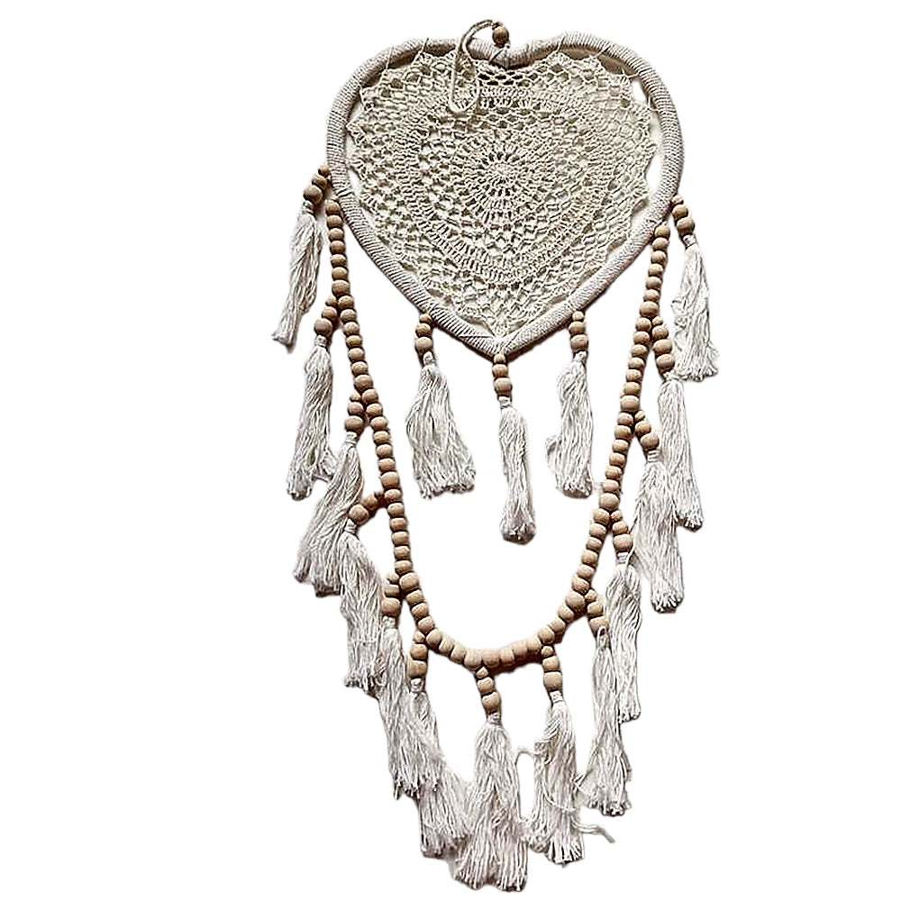 Dreamcatcher Macrame Heart Wall Decor