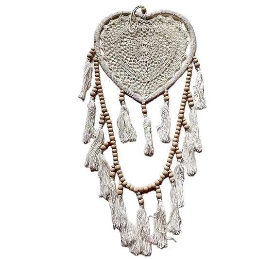 Dreamcatcher Macrame Heart Wall Decor
