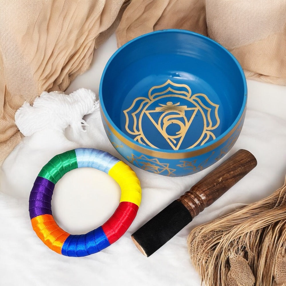 SINGING BOWL - Chakra Sky Blue