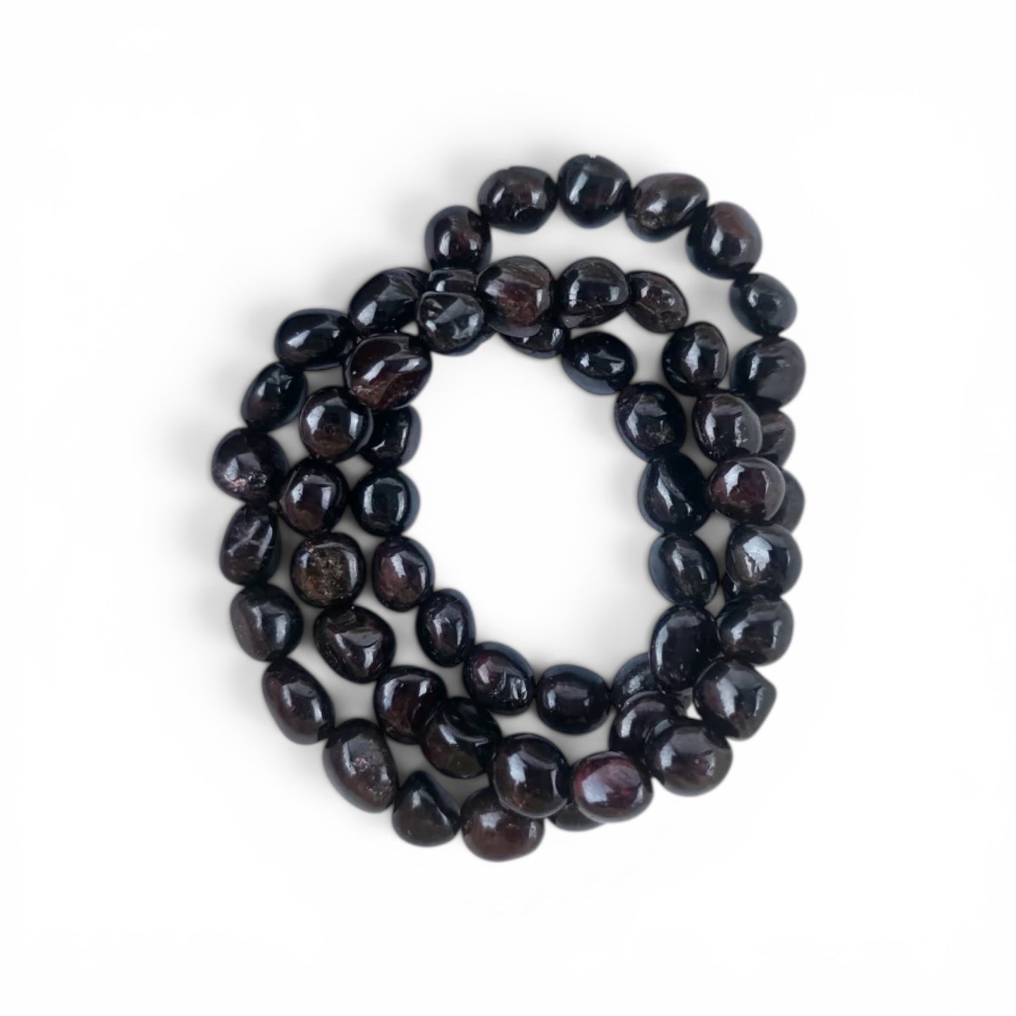 Garnet Tumble Bead Bracelets