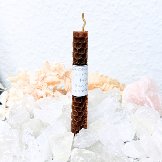 GROUNDING Spell Candle Bees Wax