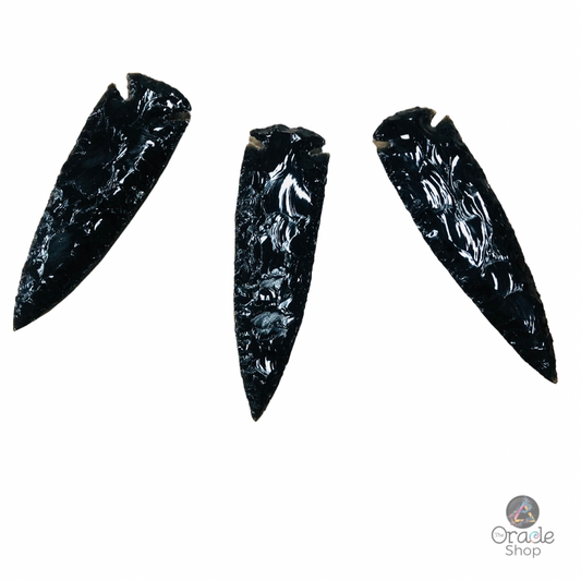 Black Obsidian Arrowheads