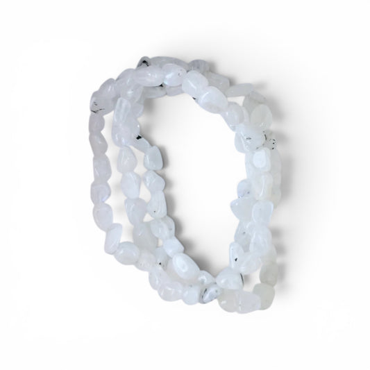 Moonstone Tumble Bead Bracelets