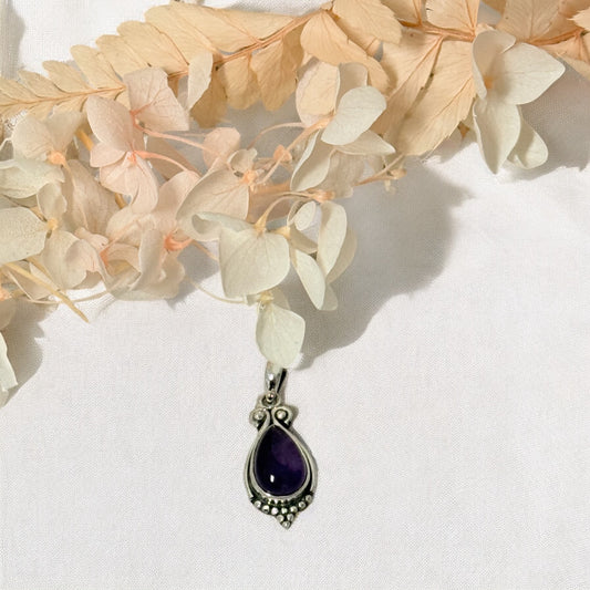 Amethyst Pendant in Silver