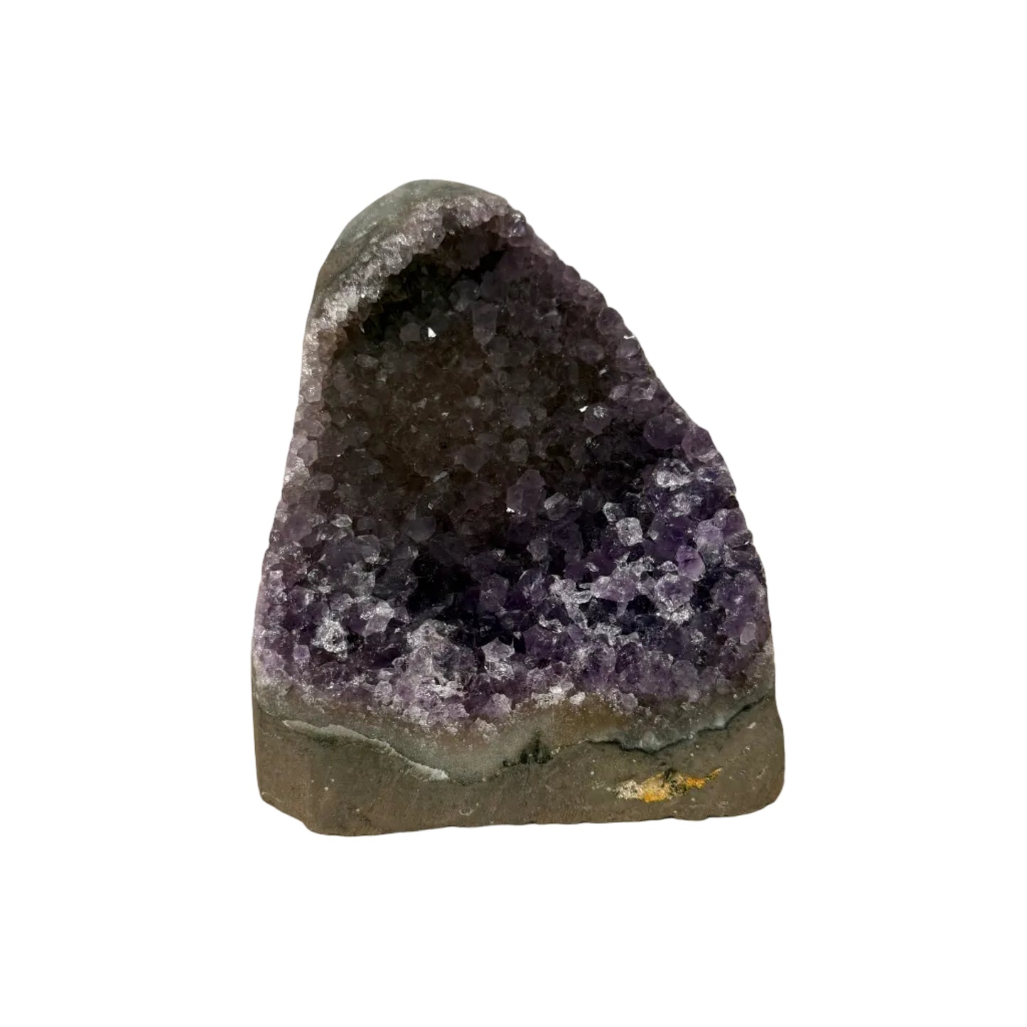 Amethyst Geode Base Cut Polished Edge 012