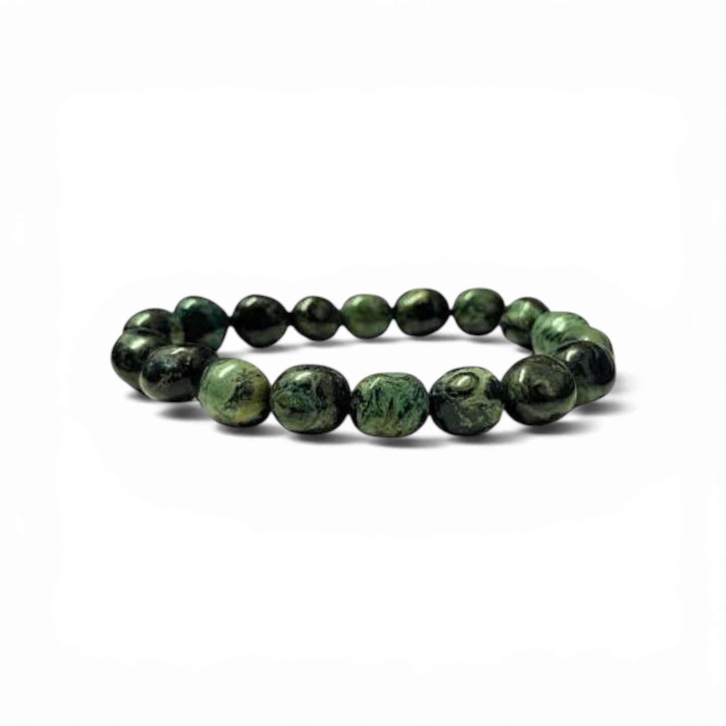 Kambaba Jasper Tumble Bead Bracelets