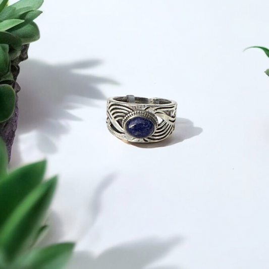 Lapis Lazuli Silver Ring