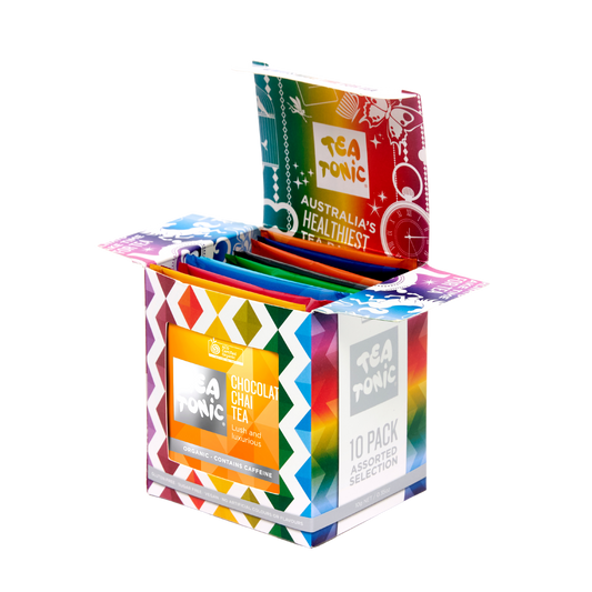 10 Teabag Box - Colourful