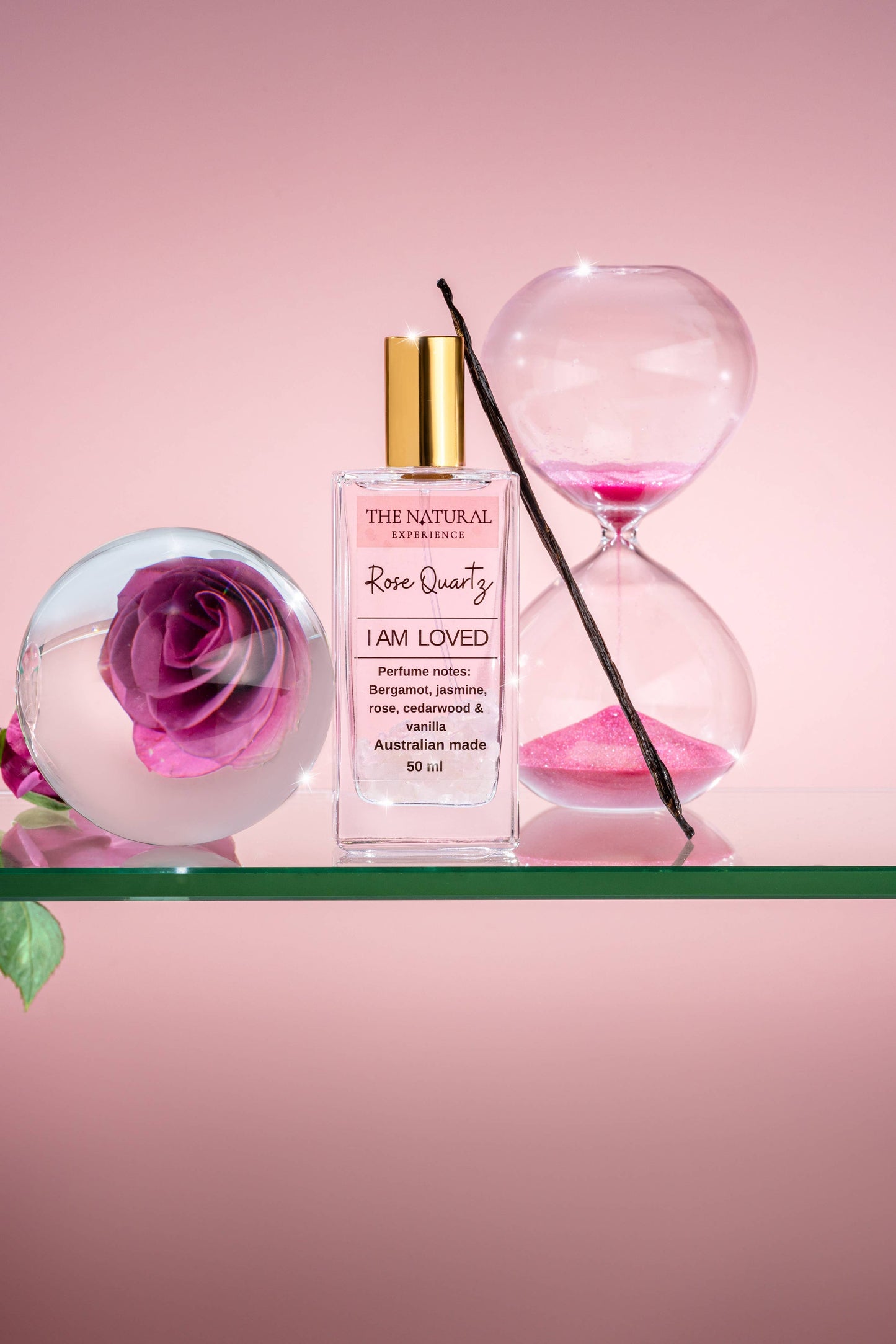 Rose Quartz – I am Loved – Perfume for Unconditional Love: 30mL