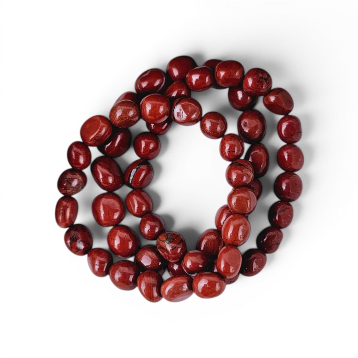 Red Jasper Tumble Bead Bracelet