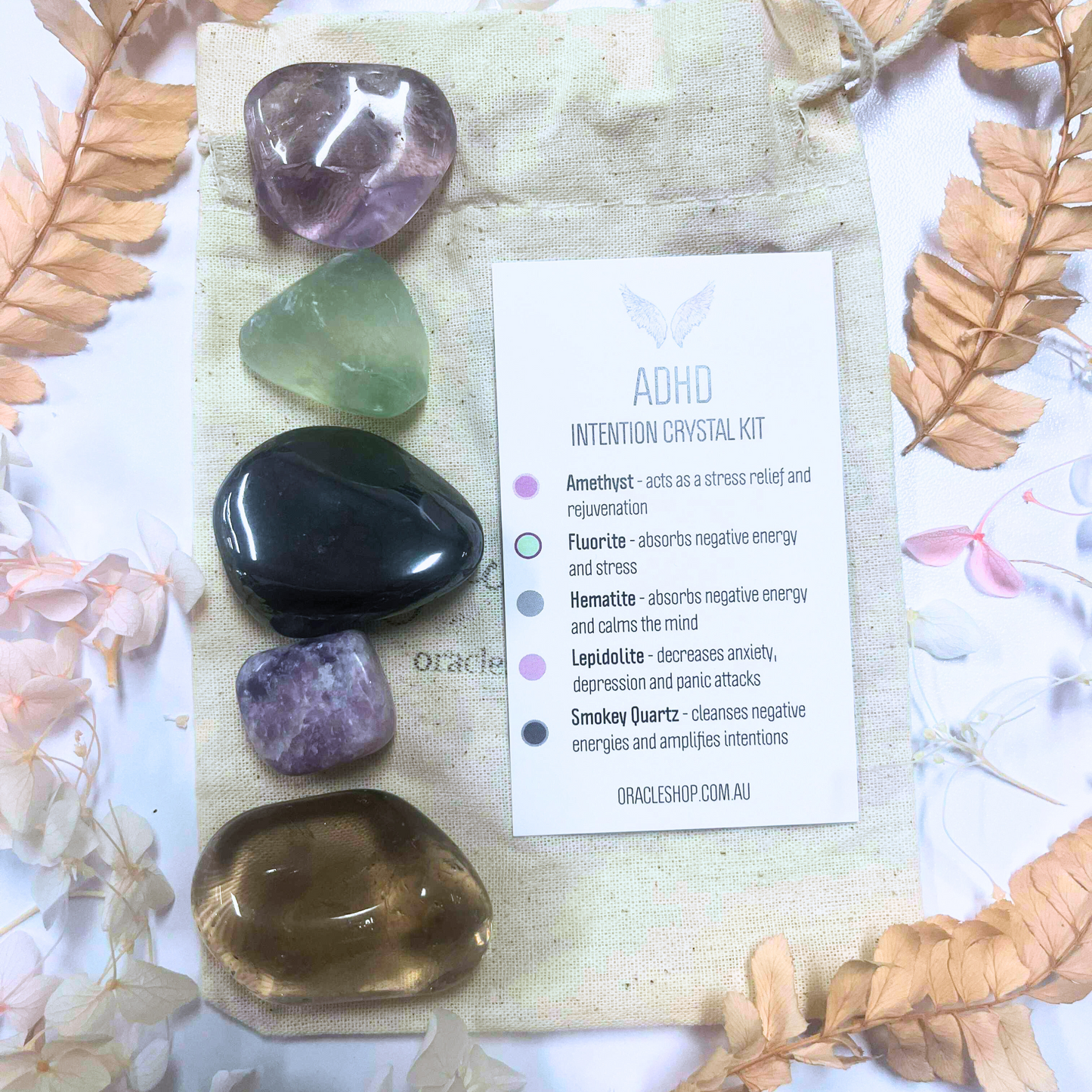 ADHD Support Intention Crystal Kit