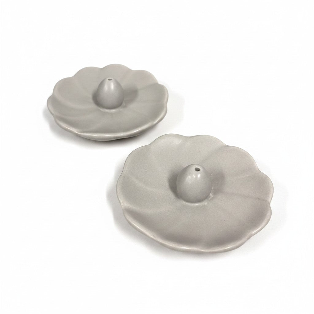 Lotus Lily Flower Ceramic Incense Holder