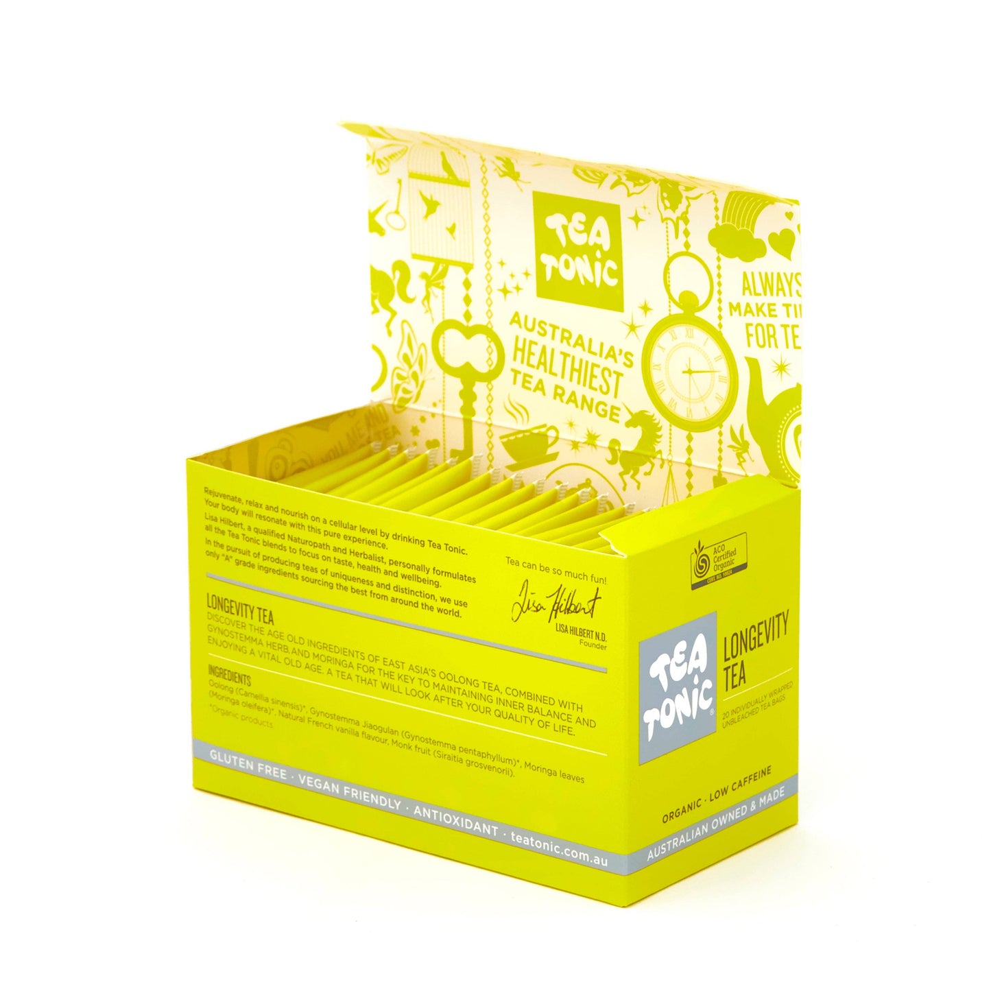 Longevity Tea 20 Tea Bags- Box