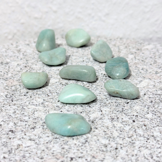 Amazonite Tumble Crystals ~ Courage & Communication
