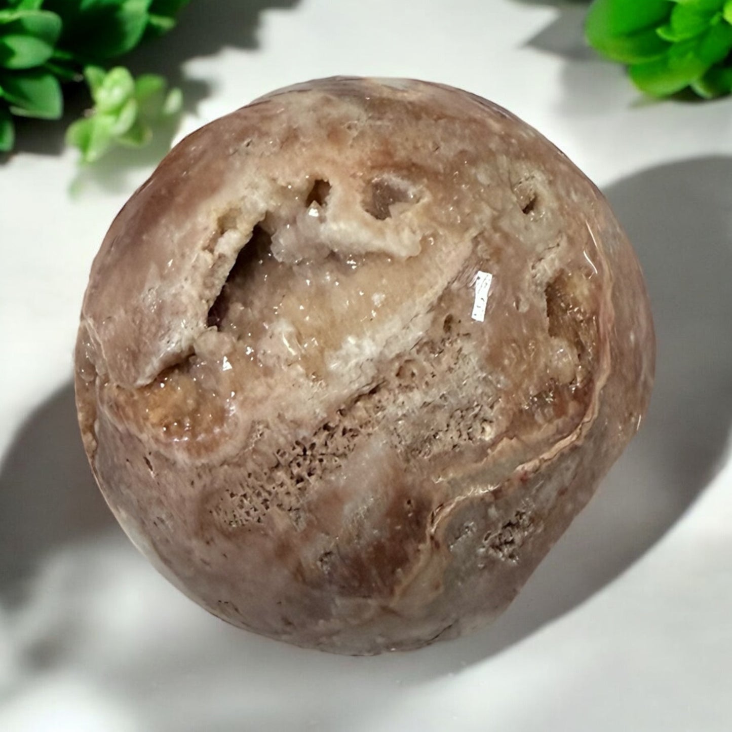 Crazy Lace Agate Sphere 004