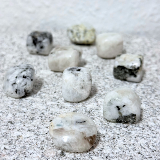 Rainbow Moonstone Tumble Crystal ~ Boosts Intuition & Divine Feminine Energy