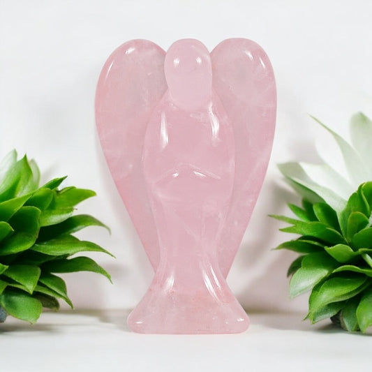 Rose Quartz Crystal Angels