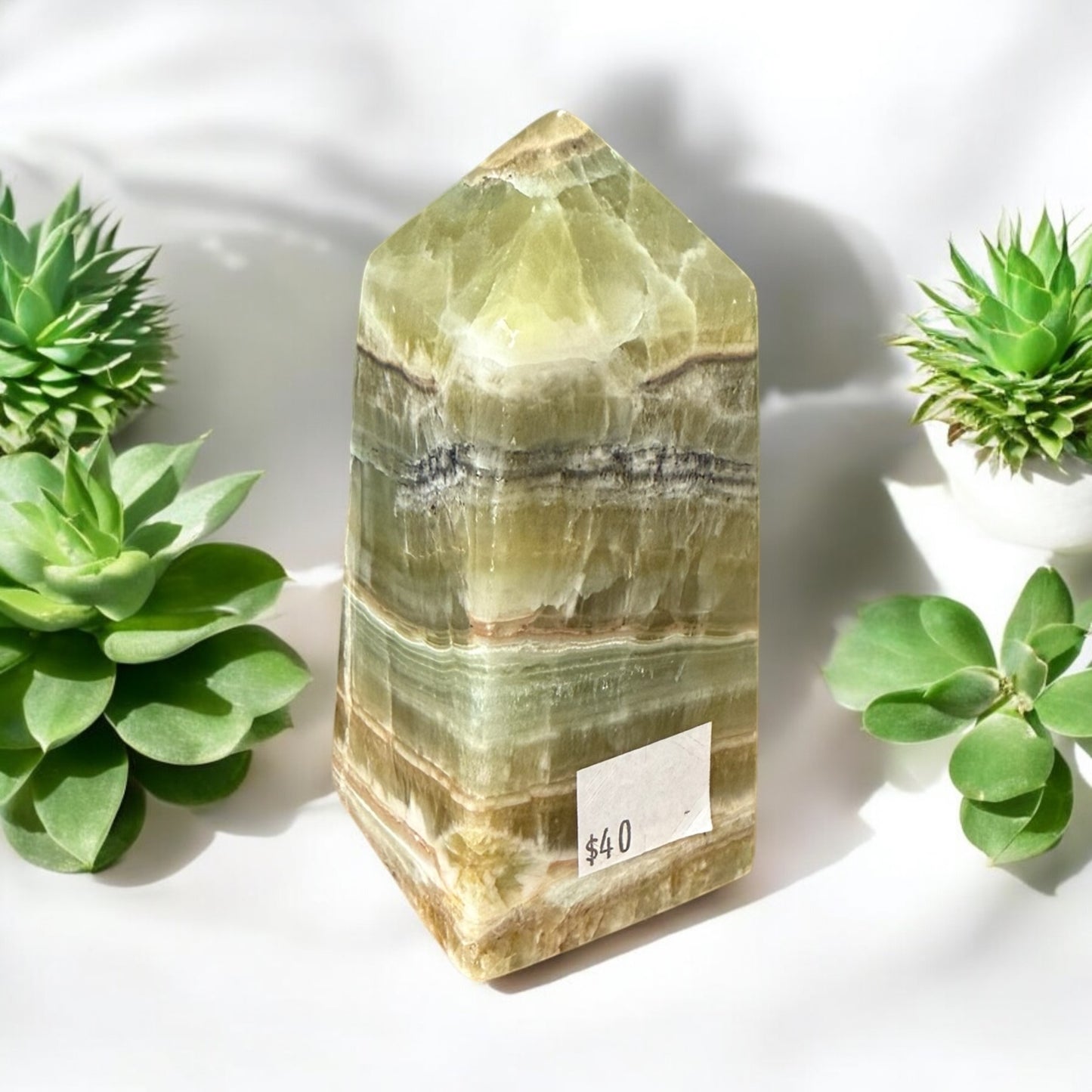 Green Onyx Obelisk Tower
