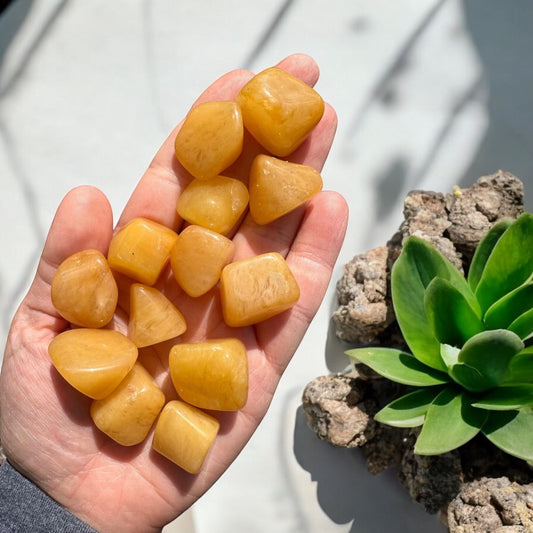 Yellow Aventurine Crystal Tumbles ~ Confidence & Creativity