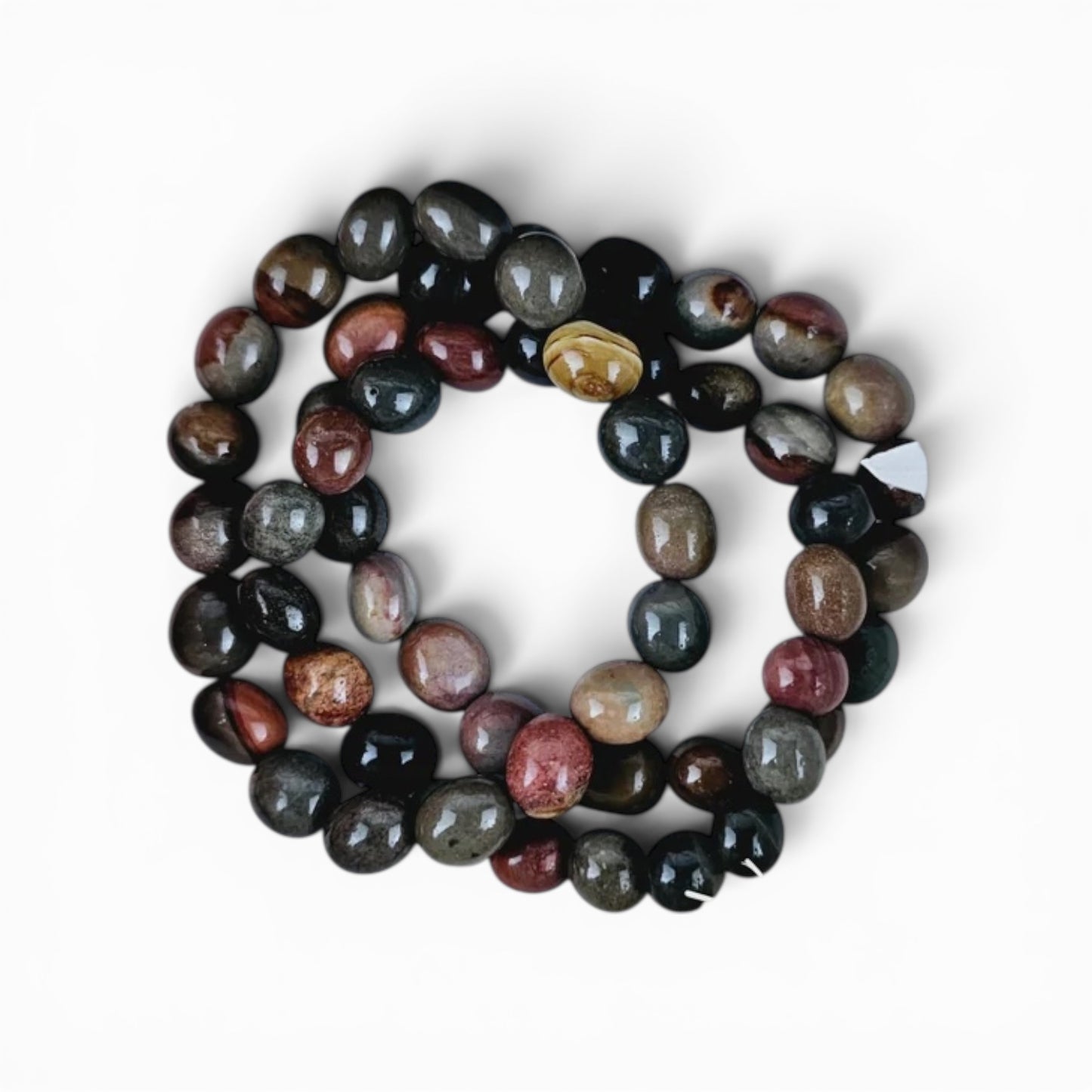 Ocean Jasper Tumble Bead Bracelets