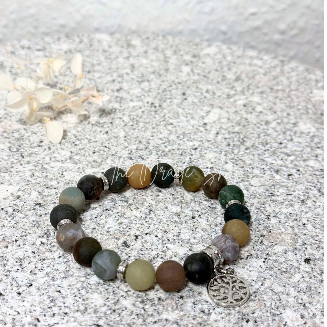 Tree Of Life Tourmaline Crystal Bracelet Boxed