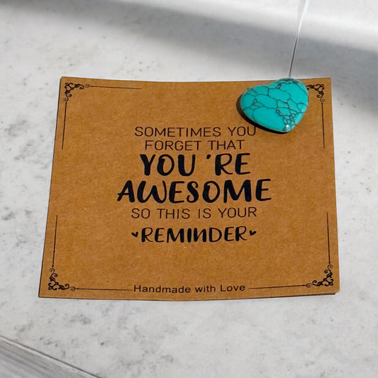 You’re Awesome Crystal Card