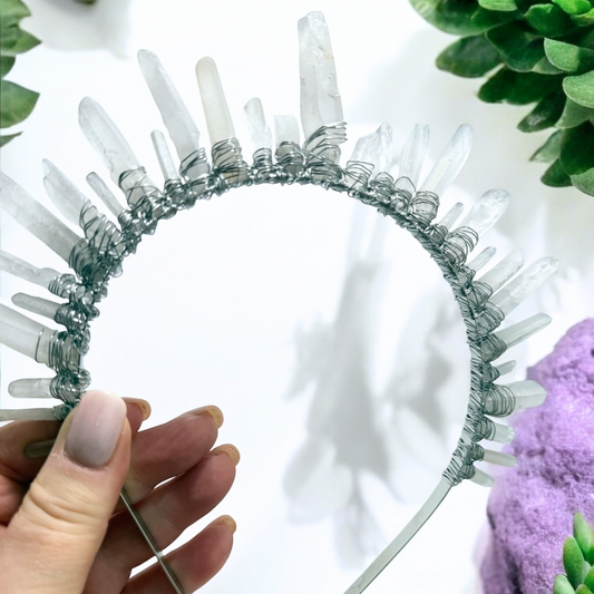 Clear Quartz Crown