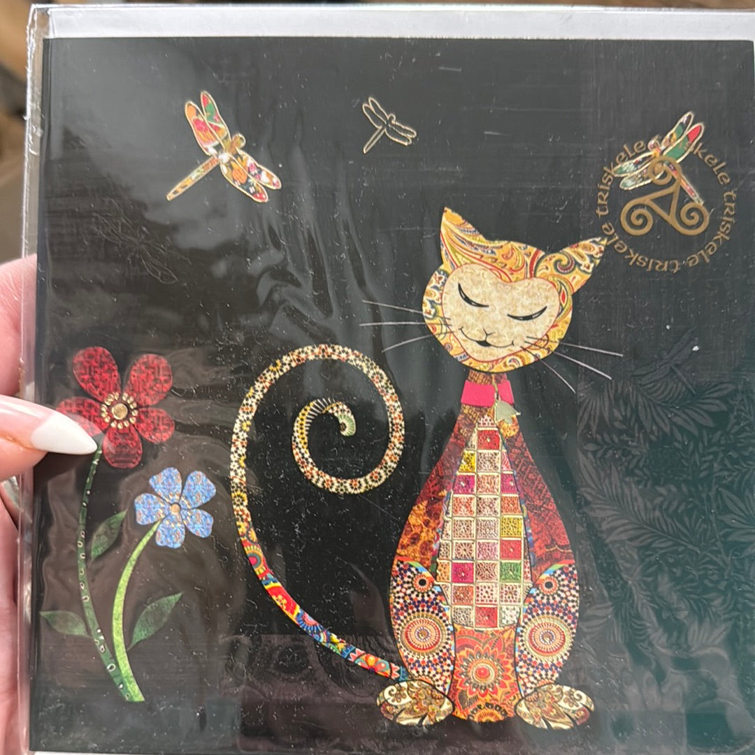 Greeting Card KLIMT CAT